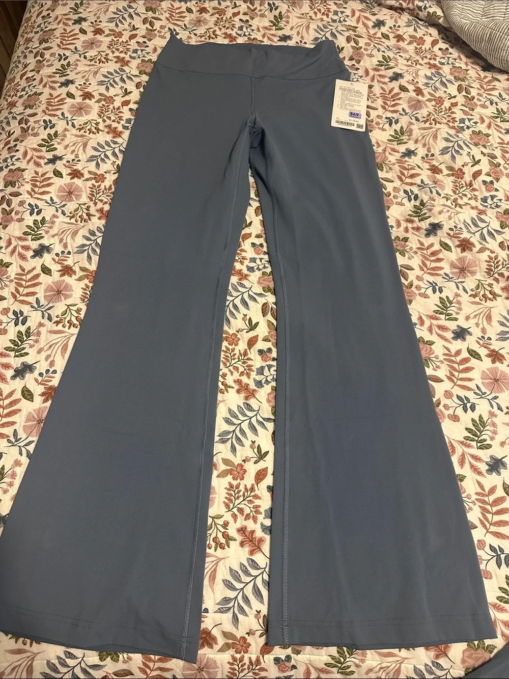 NWT Lululemon Groove Nulu High-Rise Flared Pant *Regular Steel Blue